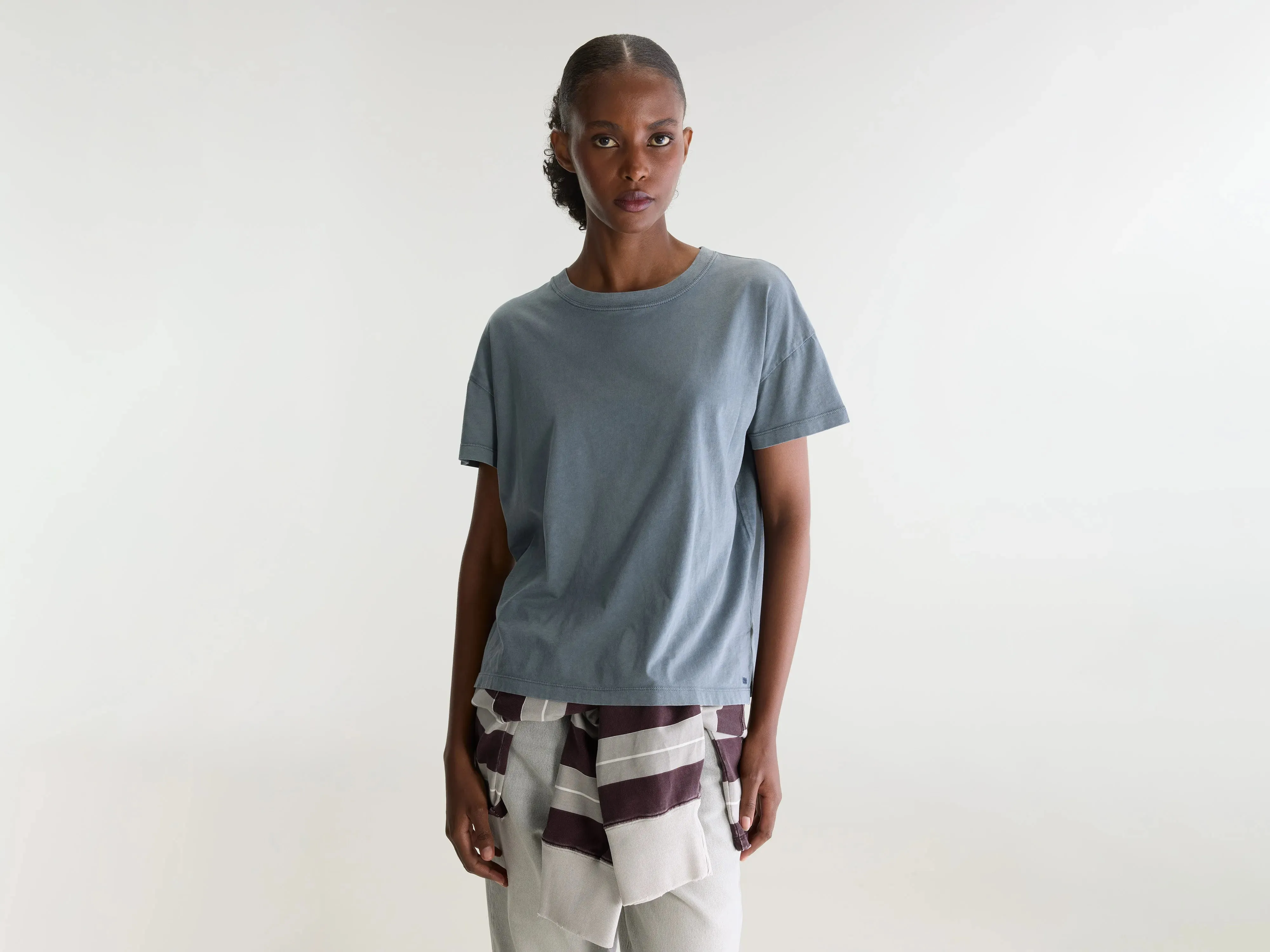 Felia short-sleeve t-shirt (262 / W / TEMPETE) sold by Bellrose
