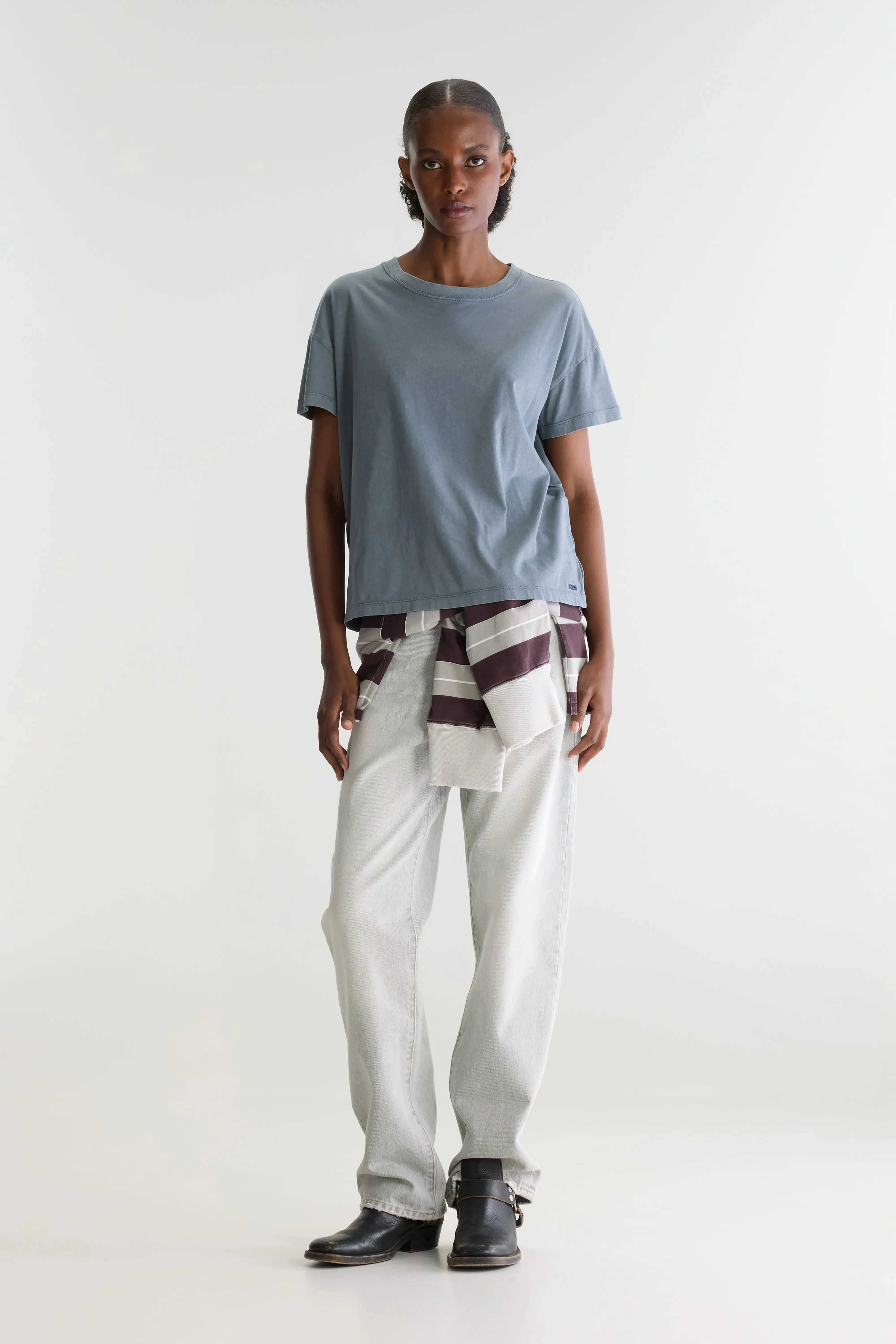 Felia short-sleeve t-shirt (262 / W / TEMPETE) sold by Bellrose product image thumbnail 3