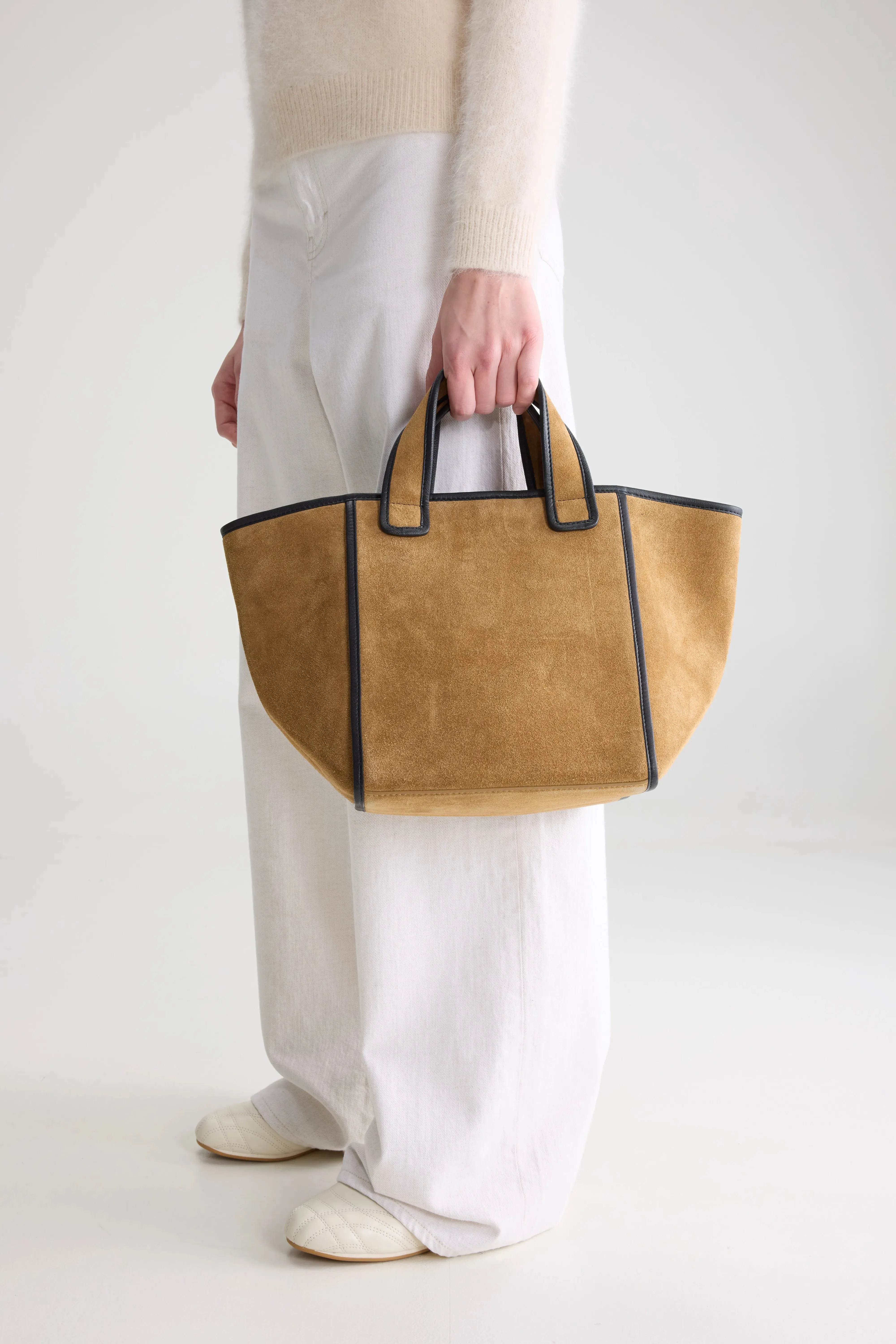 Kub mini suede-leather bag (262 / W / BREEN) sold by Bellrose product image thumbnail 3