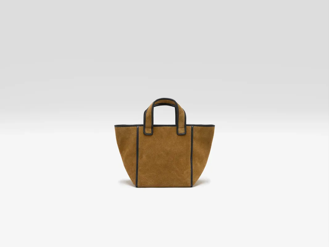 Kub mini suede-leather bag (262 / W / BREEN) made by Bellerose