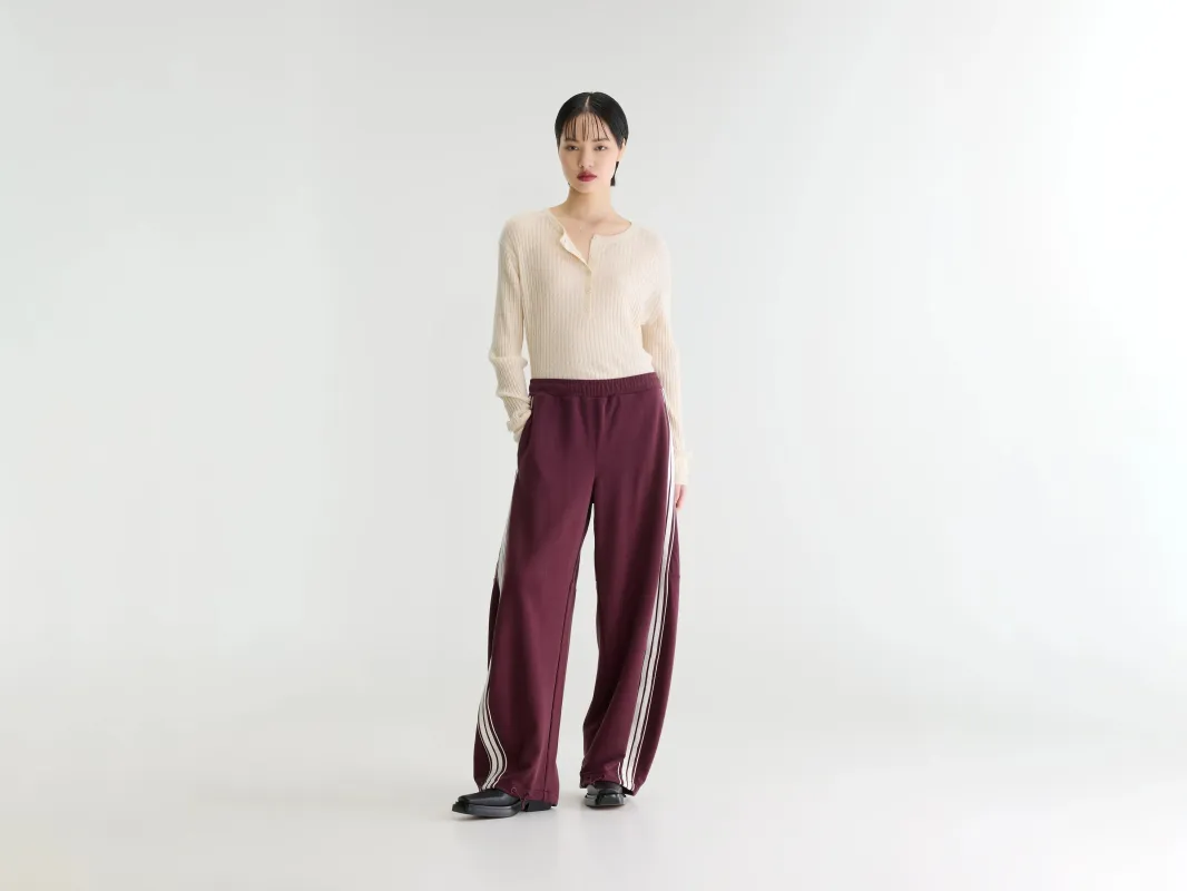 Tamy wide jogpants (262 / W / BURGUNDY) made by Bellerose