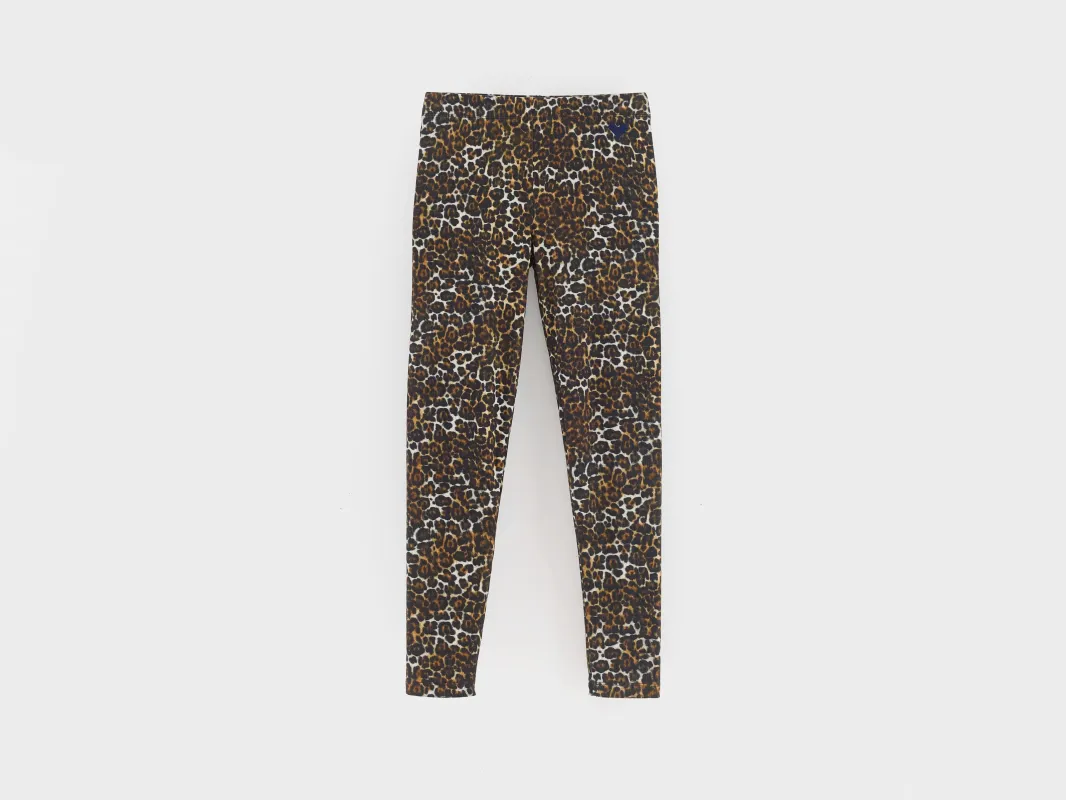 Mint animal-print legging (262 / G / COMBO A) made by Bellerose