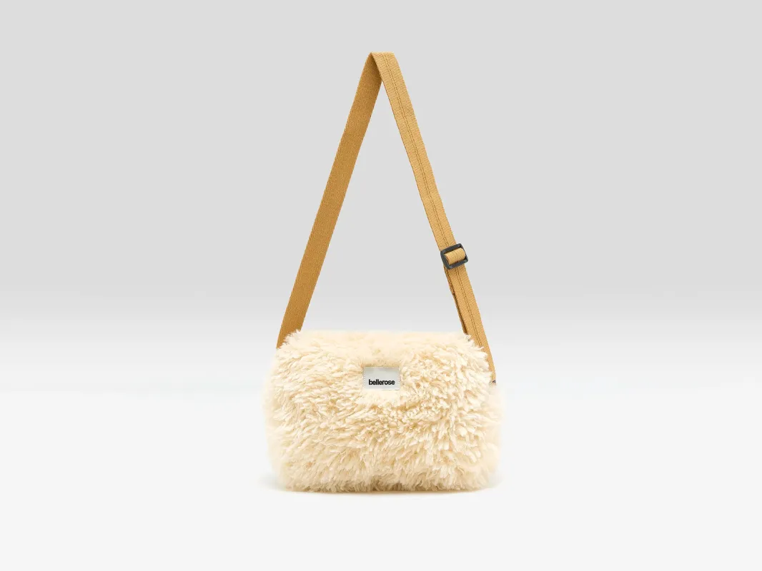 Jila faux-fur crossbody bag (262 / G / SWAN) made by Bellerose