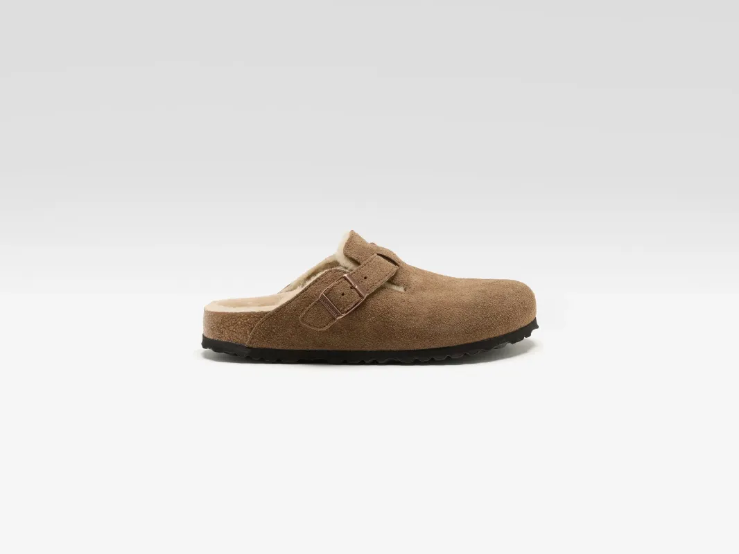 Boston Shearling for Women (262 / W / BROWN) made by Birkenstock