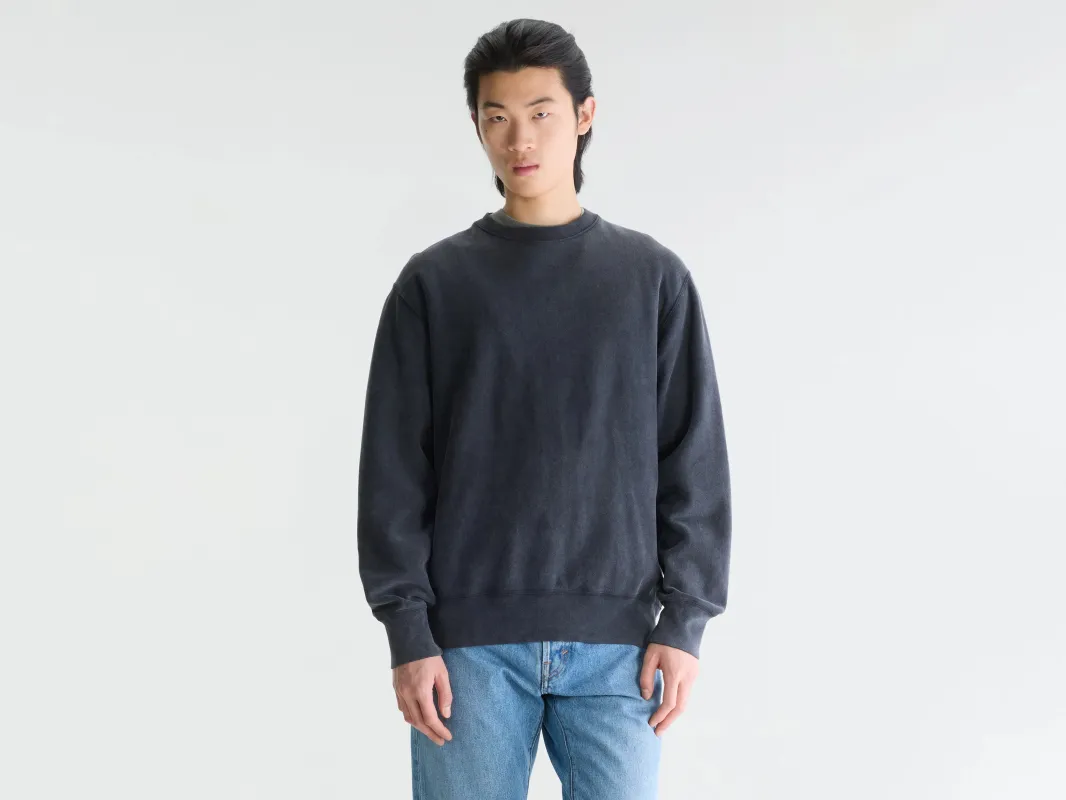 Flake crewneck sweatshirt (262 / M / METEORITE) made by Bellerose