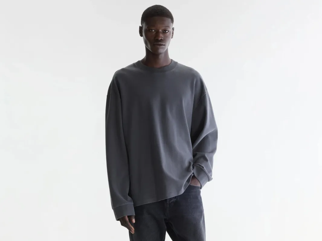 Metodo long-sleeve t-shirt (262 / M / BLACK SAND) made by Bellerose