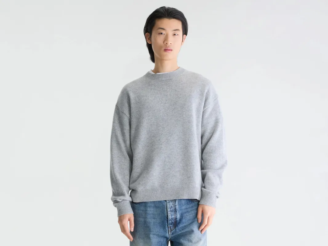 Gakew relaxed crewneck sweater (262 / M / H. GREY) made by Bellerose