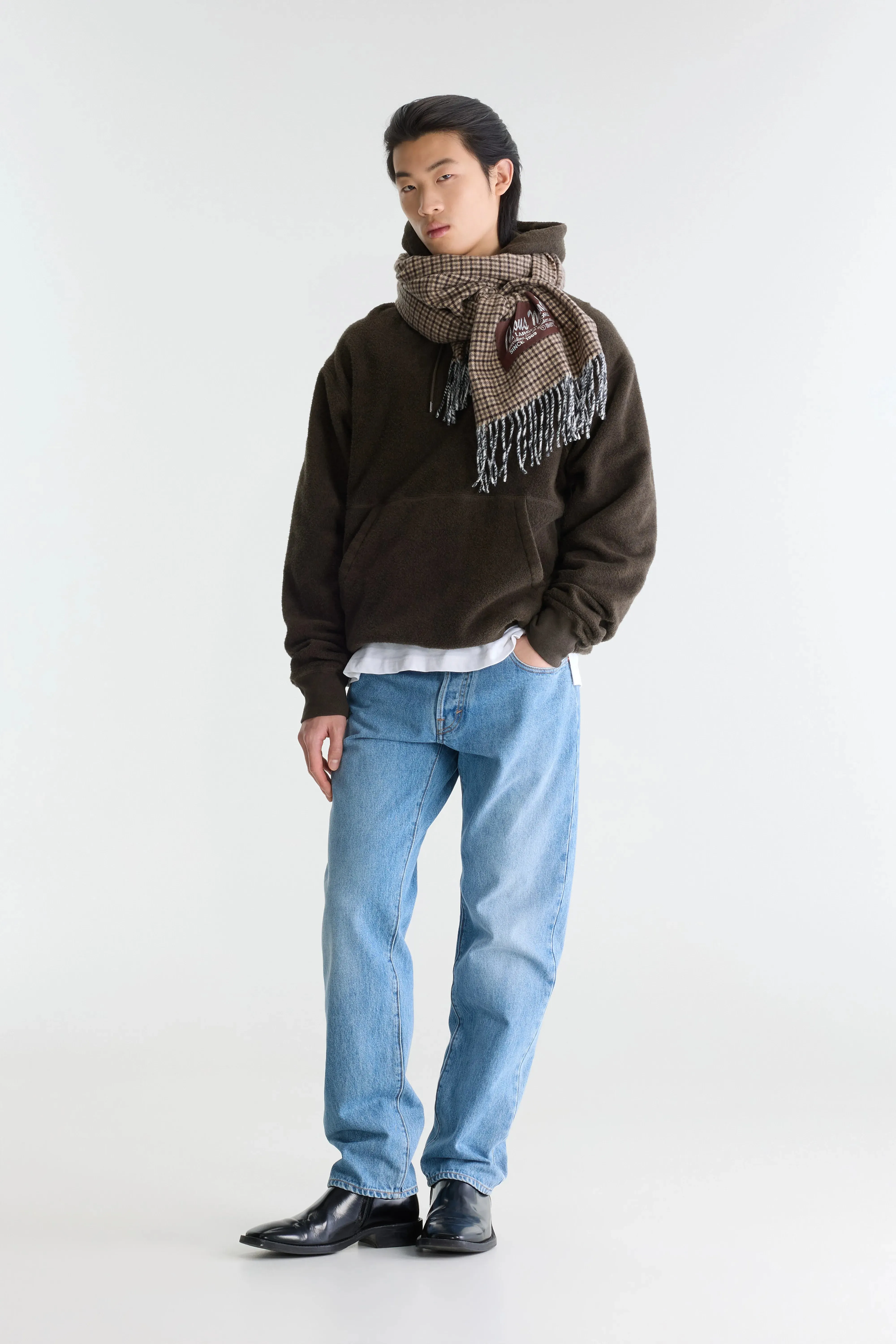 Mattis relaxed hoodie (262 / M / DARK BROWN) sold by Bellrose product image thumbnail 3