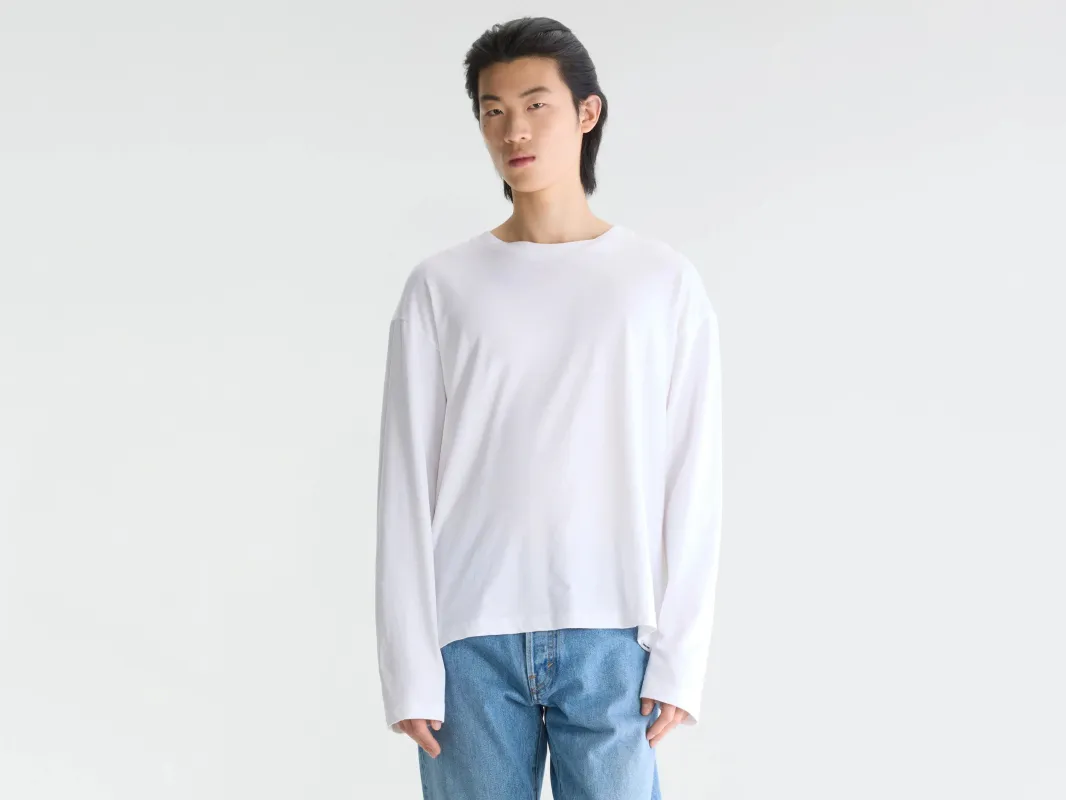 Vlugi long-sleeve t-shirt (262 / M / WHITE) made by Bellerose