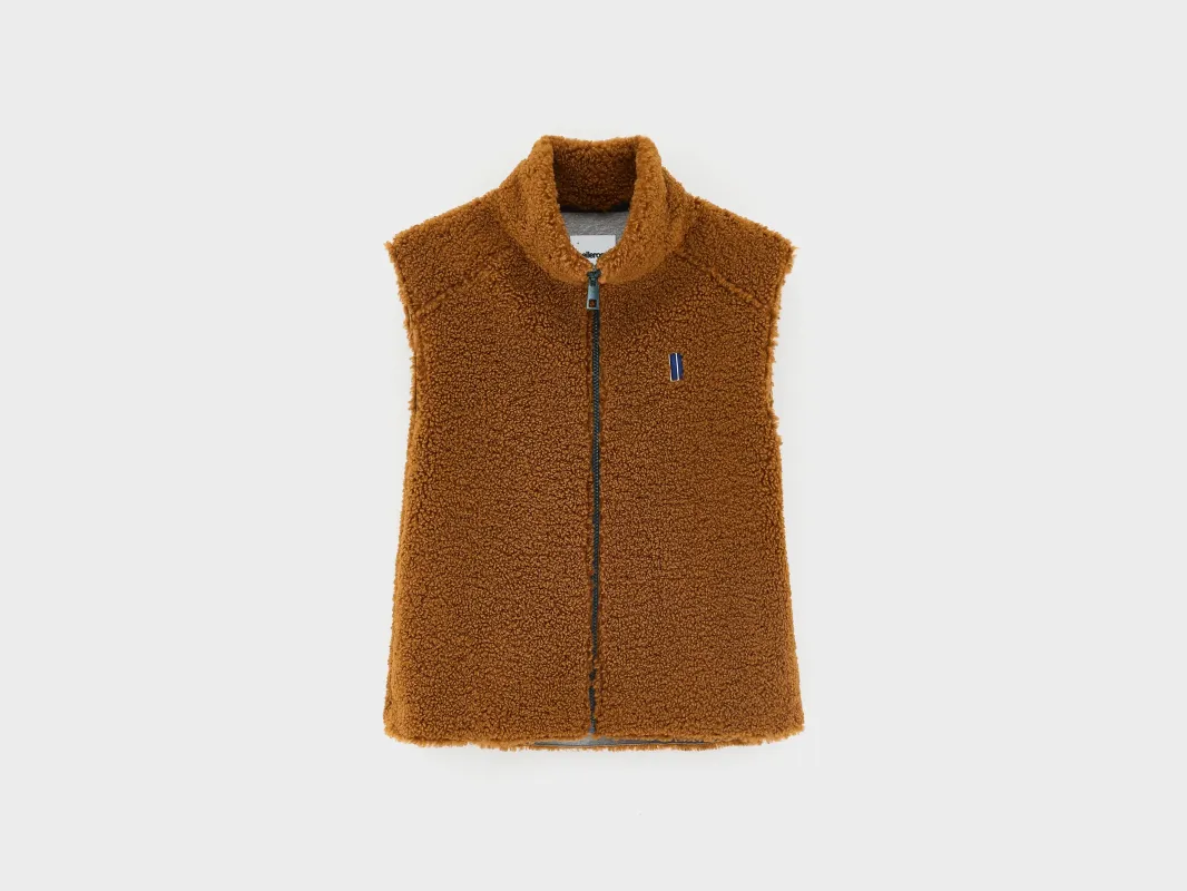 Jemb relaxed bodywarmer (262 / B / BROWN SUGAR) made by Bellerose