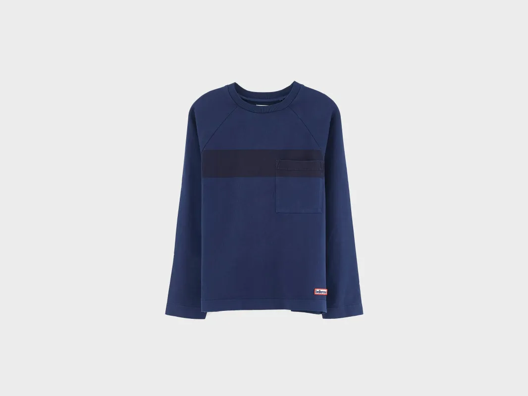 Casey long-sleeve t-shirt (262 / B / BLACK IRIS) made by Bellerose