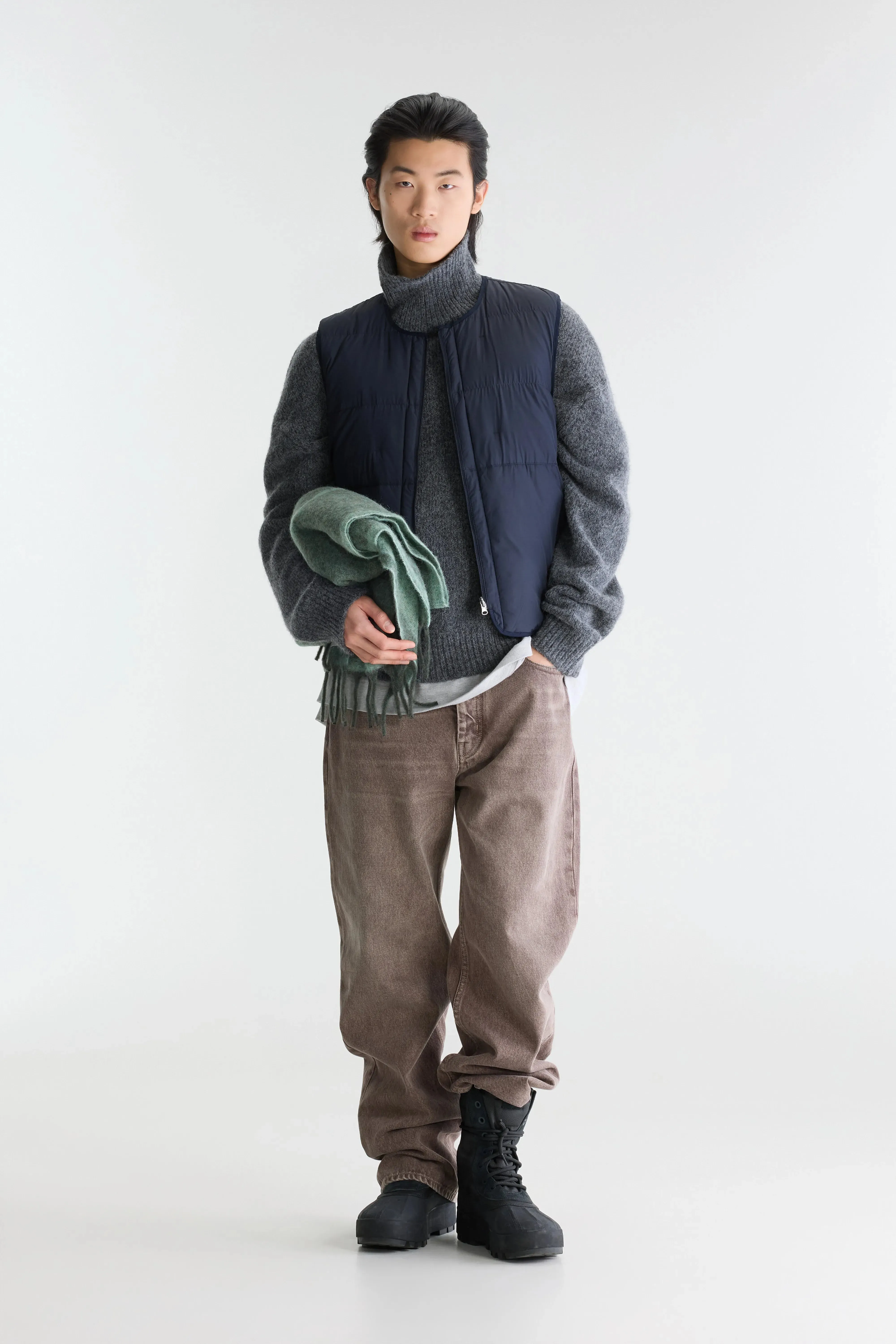 Aosme turtleneck sweater (262 / M / MID GREY) sold by Bellrose product image thumbnail 3