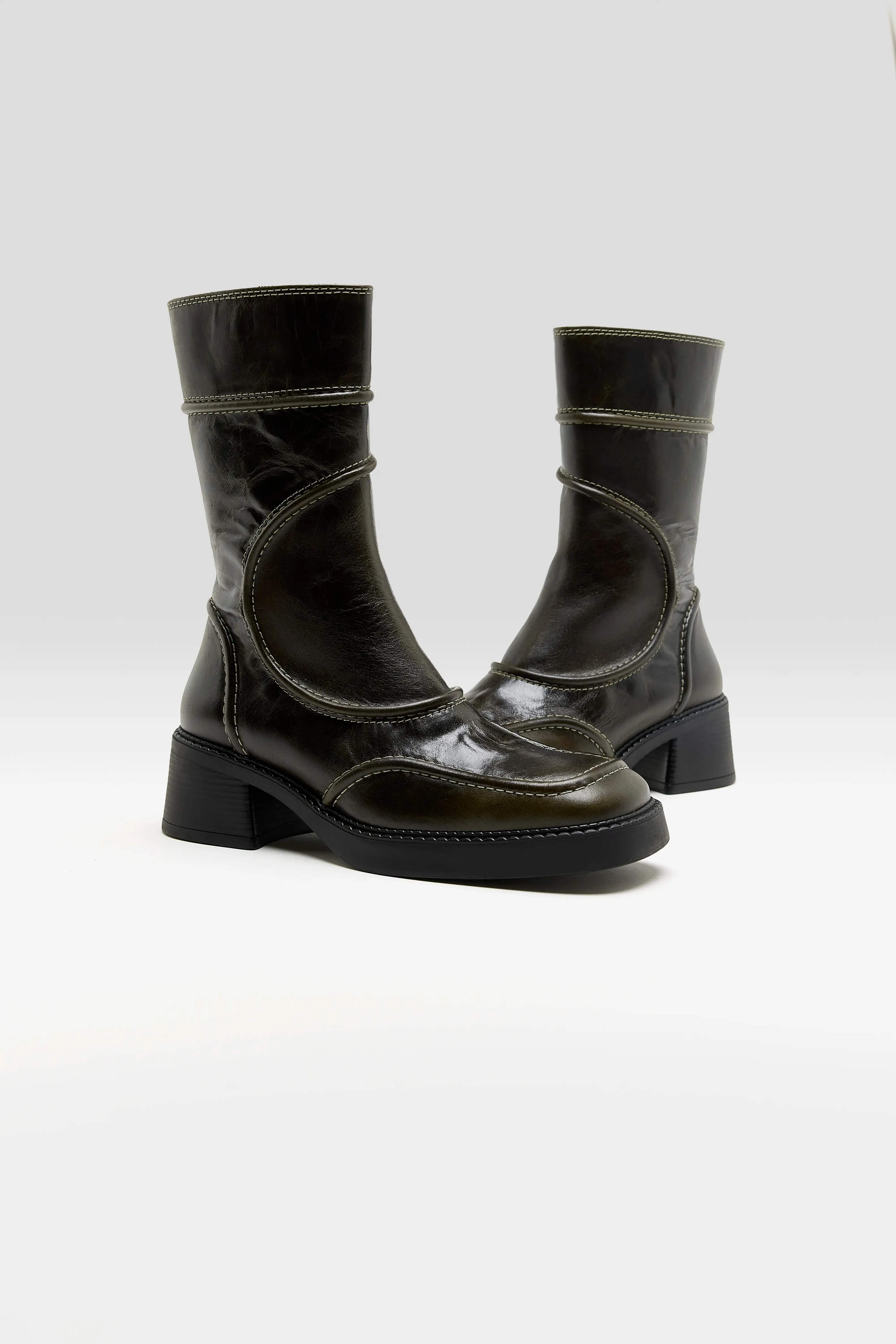 Malene Ankle Boots (262 / W / KAKI) sold by Bellrose product image thumbnail 3