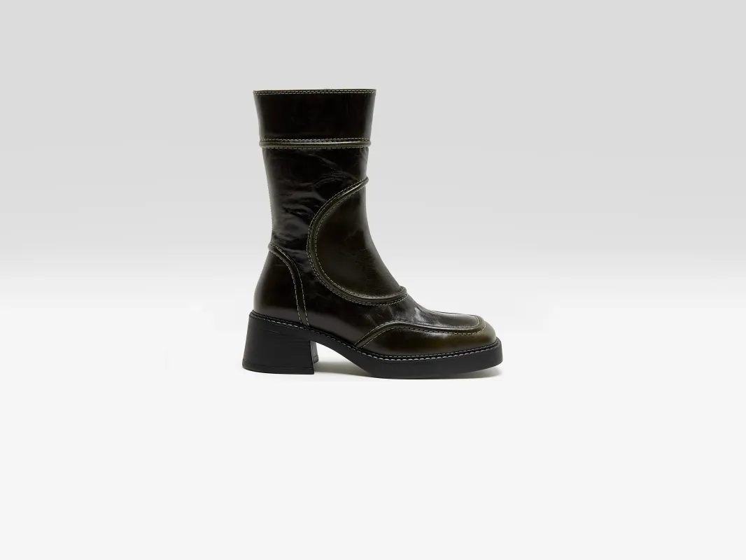 Malene Ankle Boots for Women (262 / W / KAKI) made by Bellrose