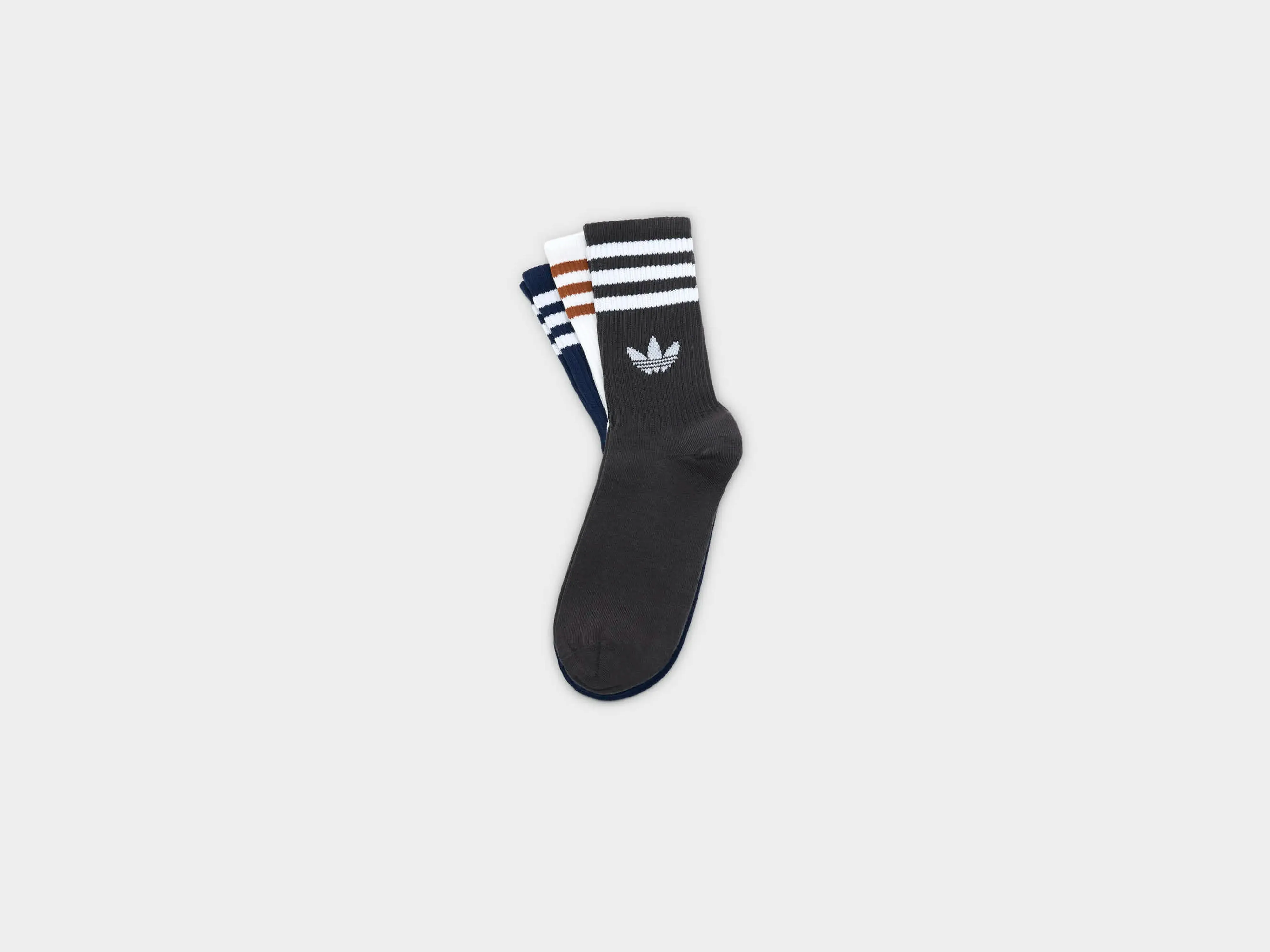 3-Stripes Crew Socks for Women (262 / W / RED) sold by Bellrose