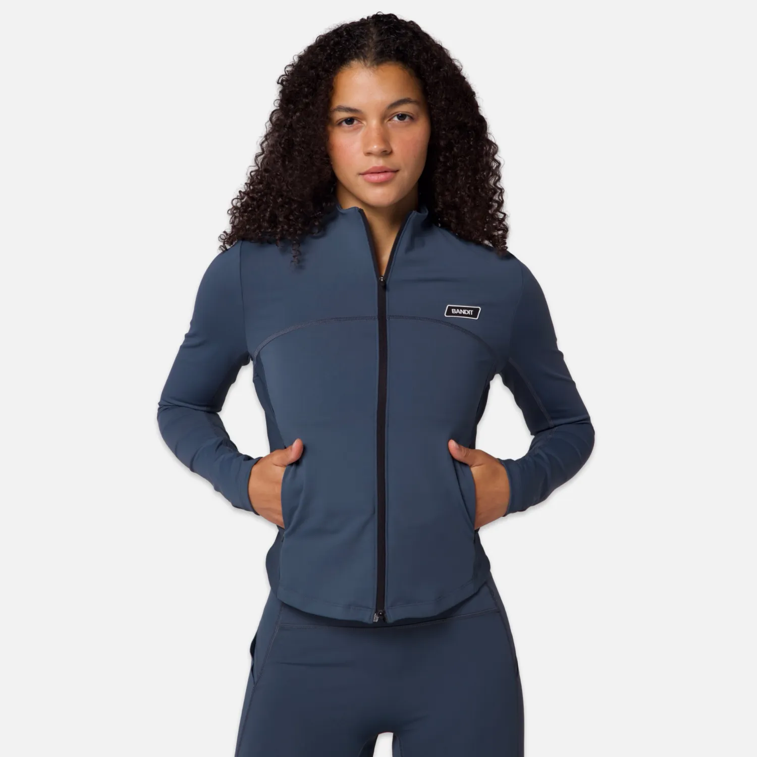 Stamina™ Womens Zip Front Jacket sold by Bandit Running product image thumbnail 3