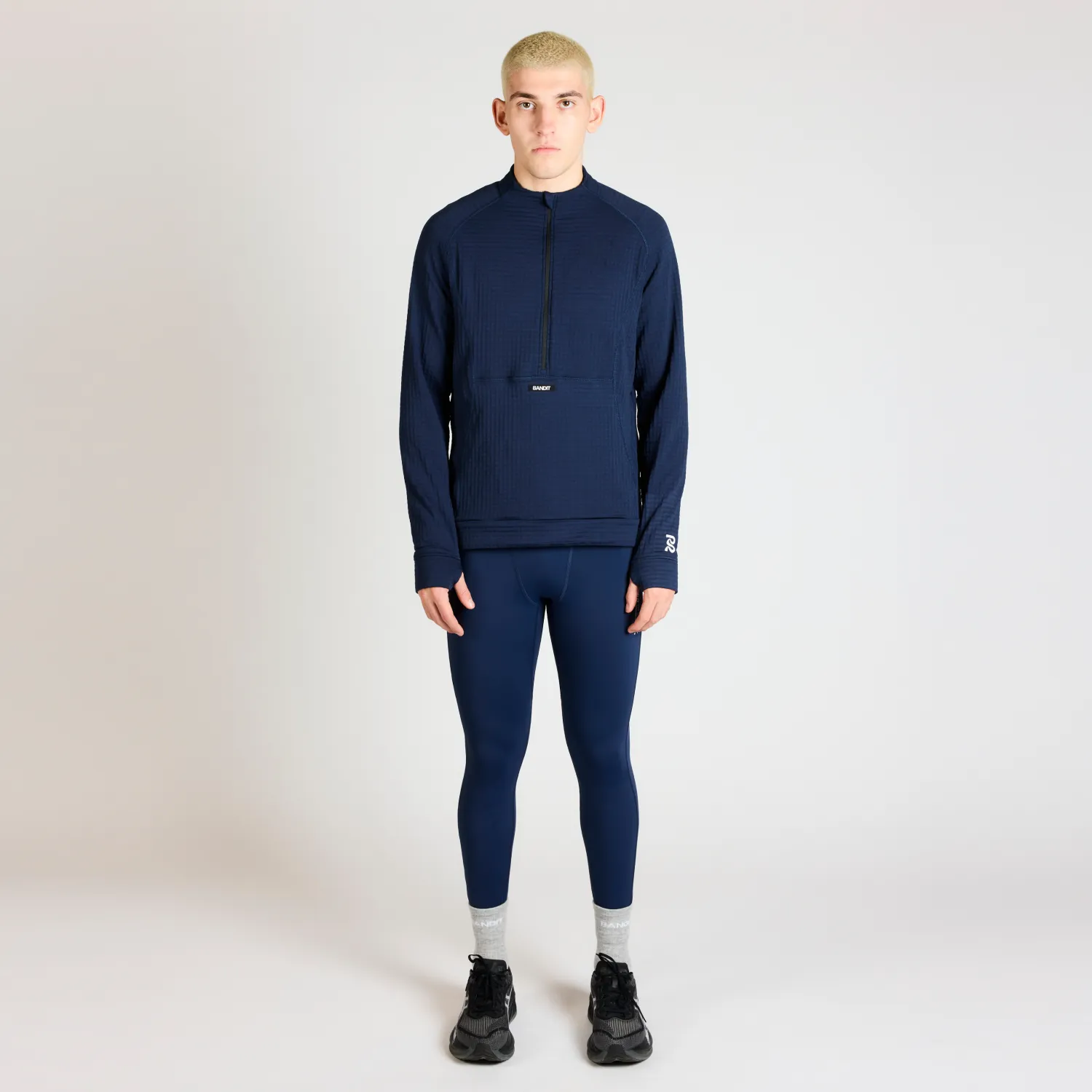 CaldoGrid™ Men's Cold Weather Quarter Zip sold by Bandit Running product image thumbnail 3