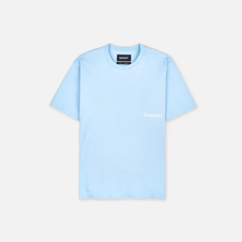 The Community Cotton Tee, Unisex - Glacier Blue sold by Bandit Running