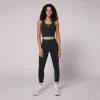 Stamina™ Flatlock High Waist Leggings - Black sold by Bandit Running