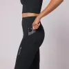 Stamina™ Flatlock High Waist Leggings - Black sold by Bandit Running