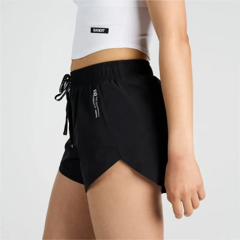 Women's Vento™ 4" Wave Short - Black sold by Bandit Running