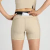 Cadence™ 5" Women's Compression Shorts - Sand sold by Bandit Running