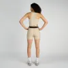 Cadence™ 5" Women's Compression Shorts - Sand sold by Bandit Running