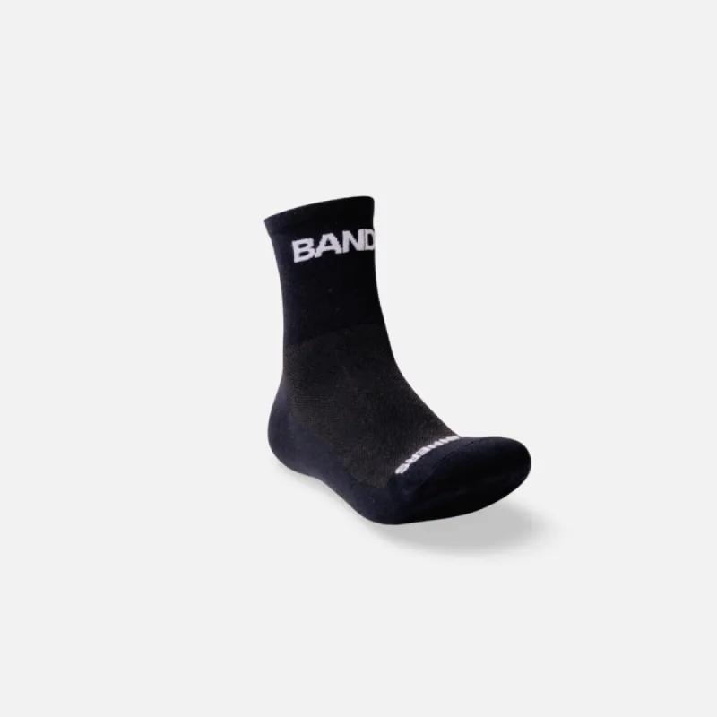 Lite Run™ Socks w/ Coolmax™ - Black OG - 2 Pack sold by Bandit Running