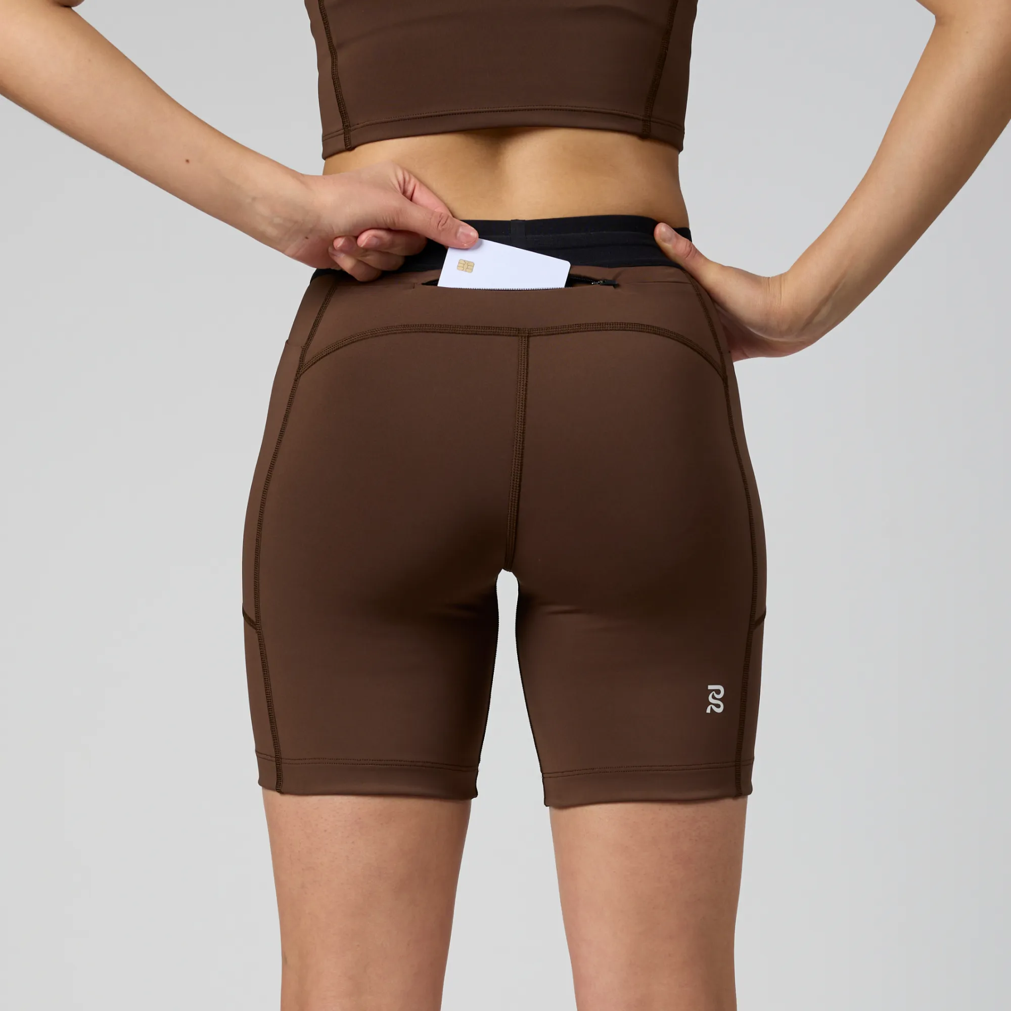 Stamina™ 7" Women's Compression Shorts - Umber sold by Bandit Running product image thumbnail 3