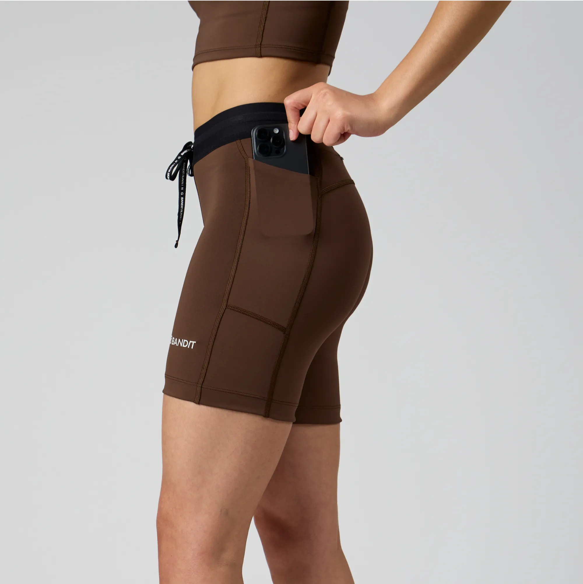 Stamina™ 7" Women's Compression Shorts - Umber sold by Bandit Running product image thumbnail 2