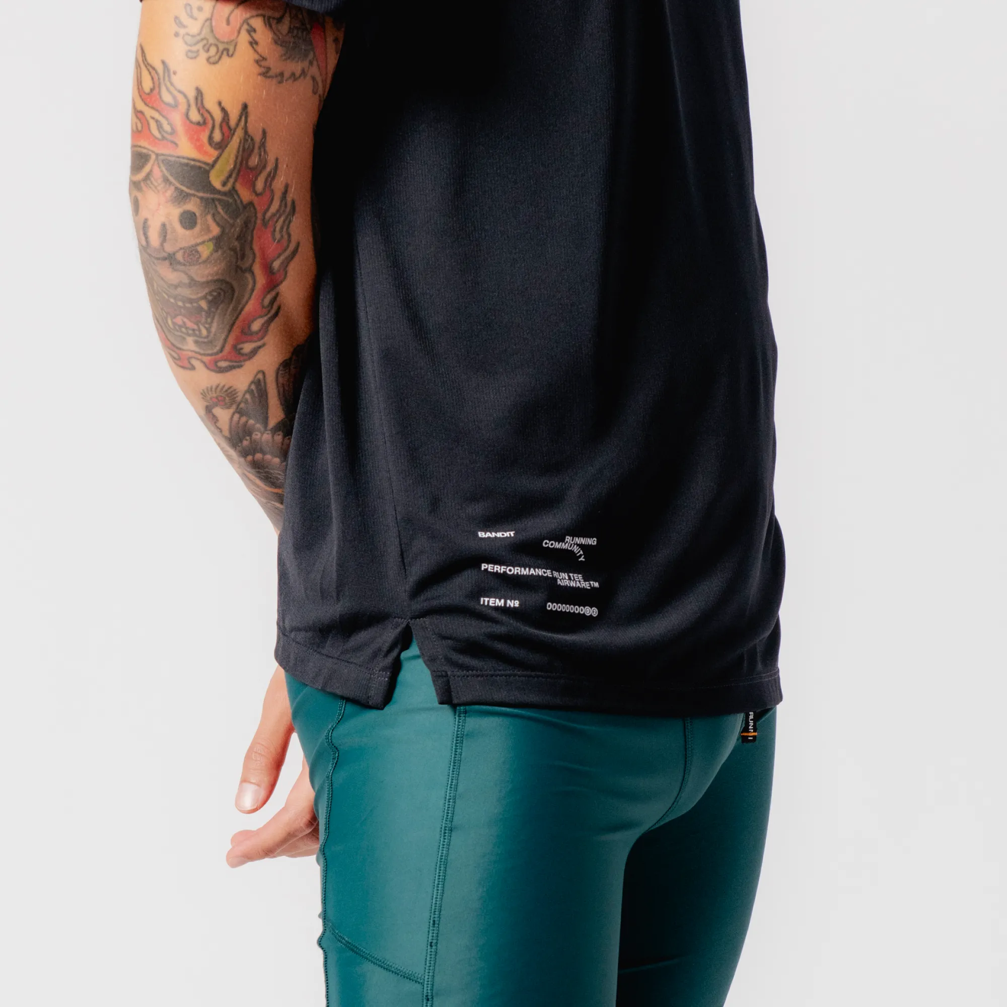 Drift™ Performance Training Tee - Black sold by Bandit Running product image thumbnail 3