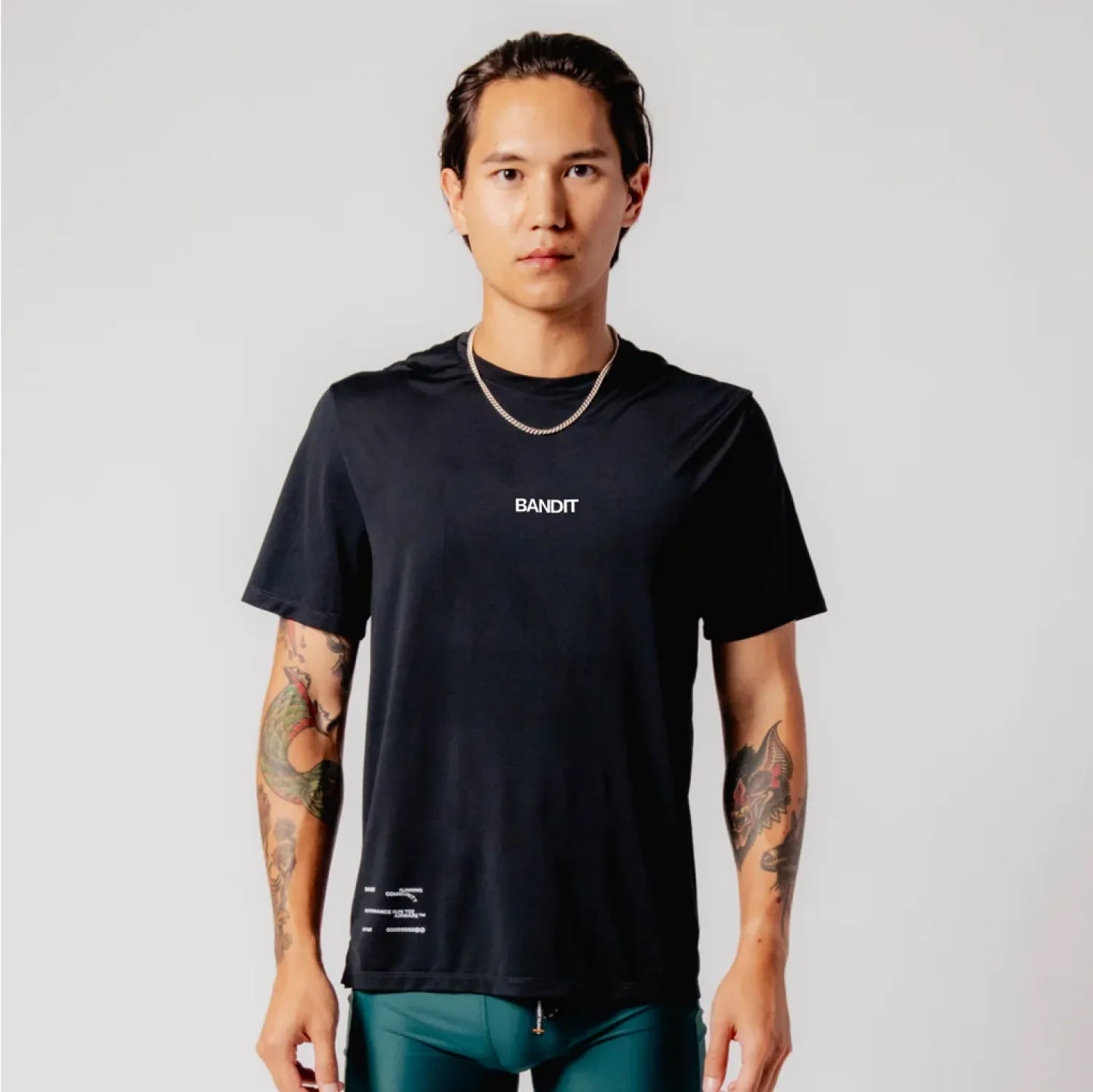 Drift™ Performance Training Tee - Black sold by Bandit Running