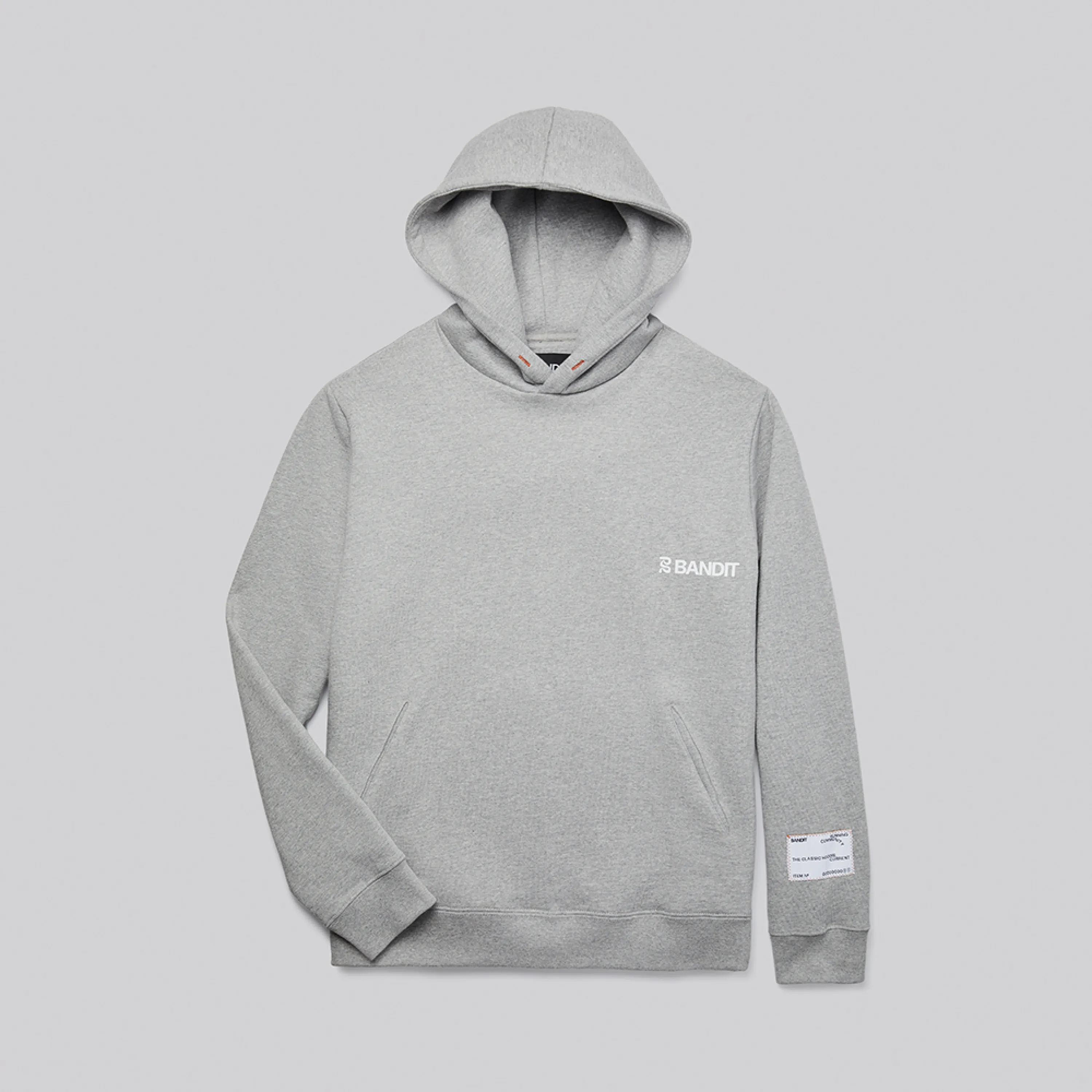 Unisex Current Hoodie - Heather Gray sold by Bandit Running product image thumbnail 2