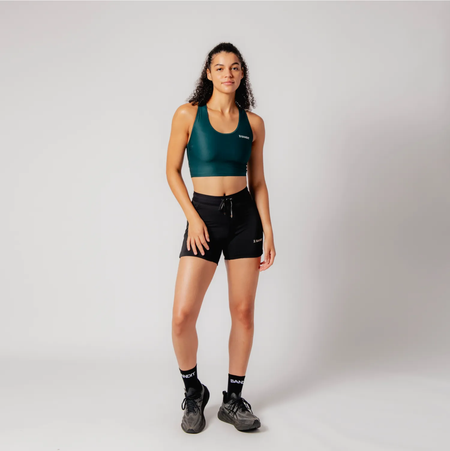 Stamina™ 5" Women's Compression Shorts - Black sold by Bandit Running product image thumbnail 5