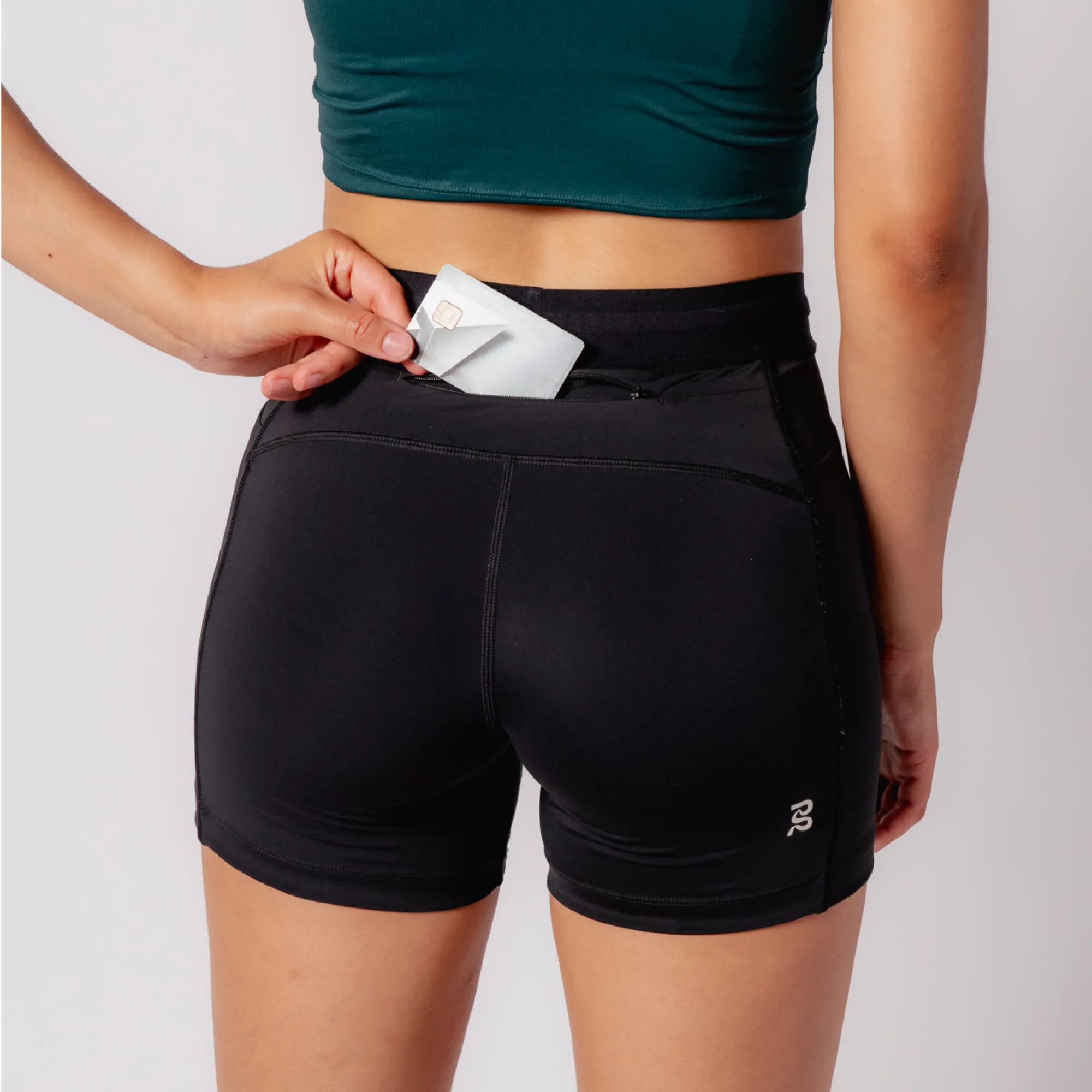 Stamina™ 5" Women's Compression Shorts - Black sold by Bandit Running product image thumbnail 4