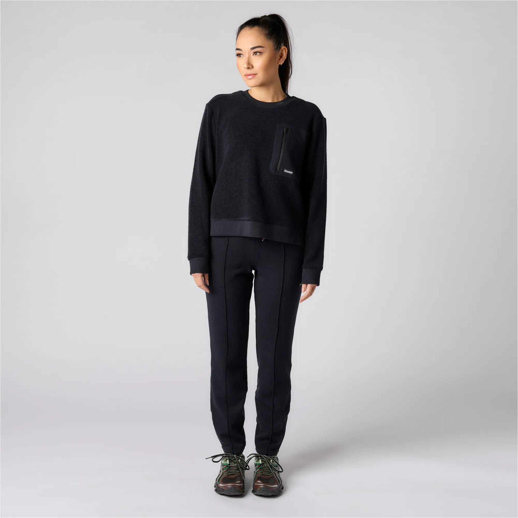 The Wool Terry Pintuck Track Pant - Unisex sold by Bandit Running product image thumbnail 5