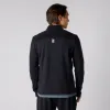 Wool Terry Quarter Zip Pullover - Men's, Black sold by Bandit Running
