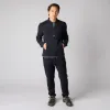 Wool Terry Quarter Zip Pullover - Men's, Black sold by Bandit Running
