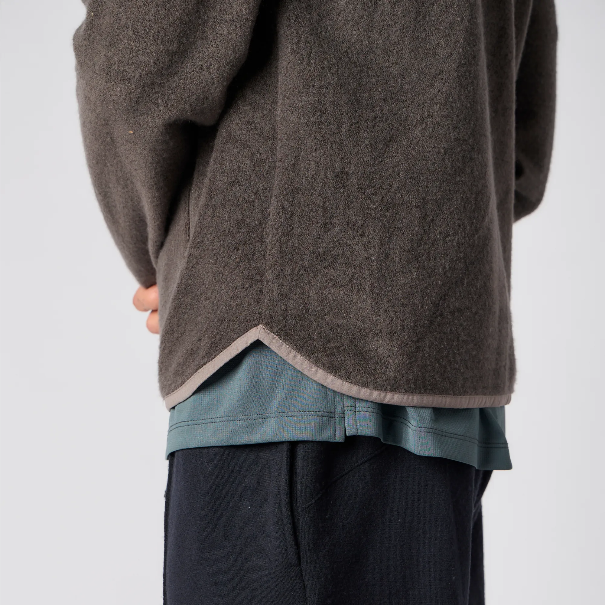 Japanese Wool Quarter Zip - Unisex sold by Bandit Running product image thumbnail 3