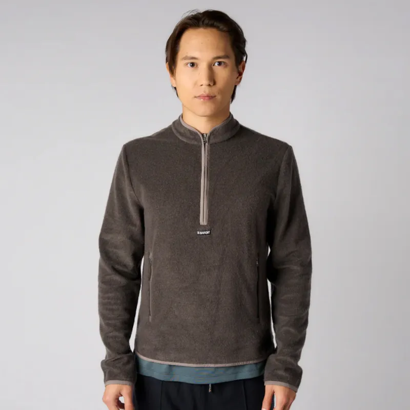 Japanese Wool Quarter Zip - Unisex sold by Bandit Running