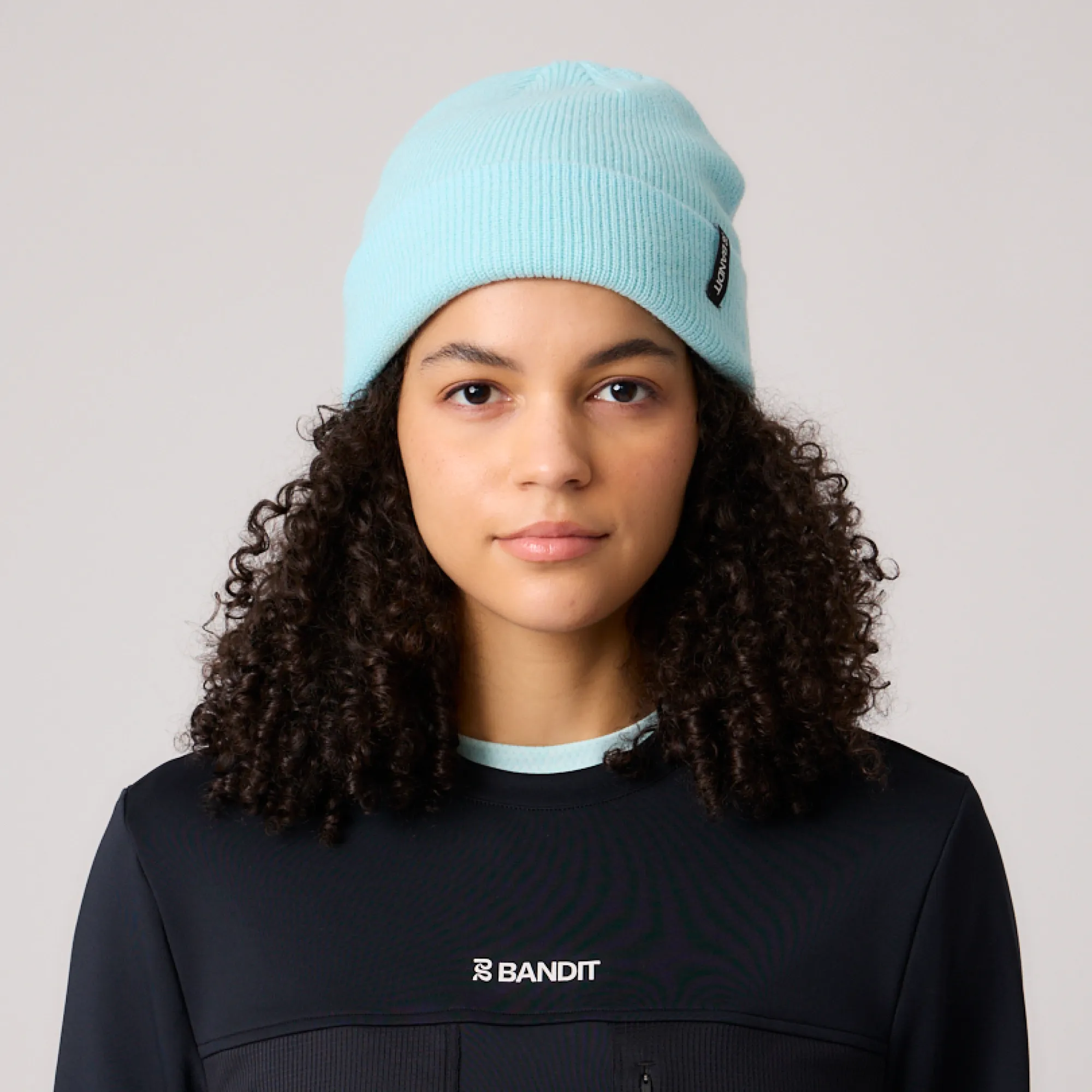 Merino Beanie - Clearwater sold by Bandit Running product image thumbnail 3