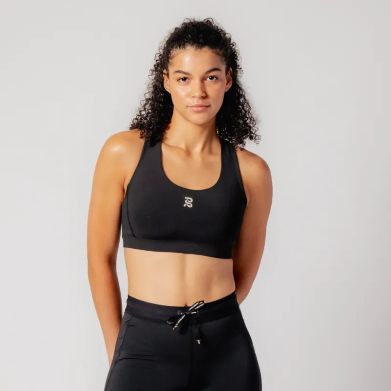 Stamina™ Scoop Neck Run Bra - Black sold by Bandit Running