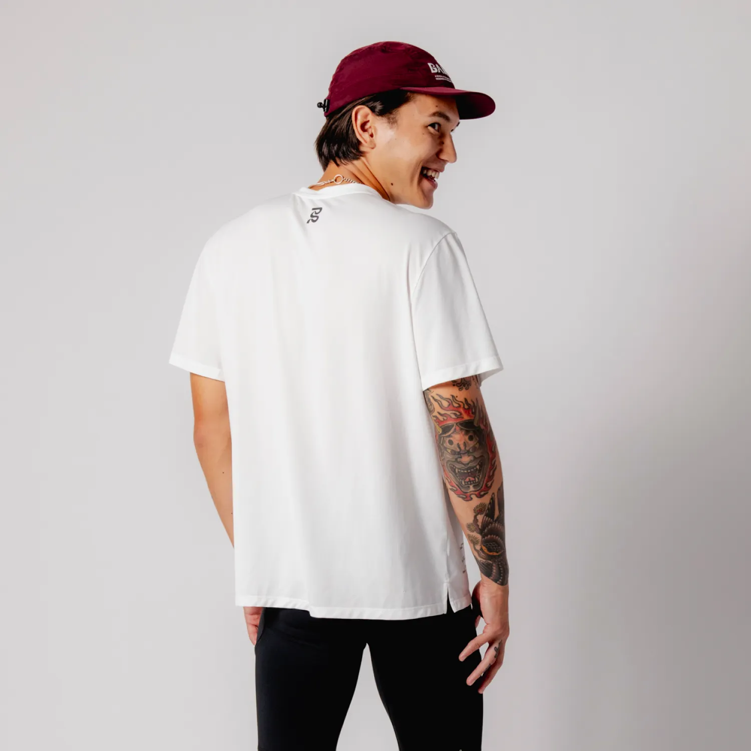 Drift™ Performance Training Tee - White sold by Bandit Running product image thumbnail 2