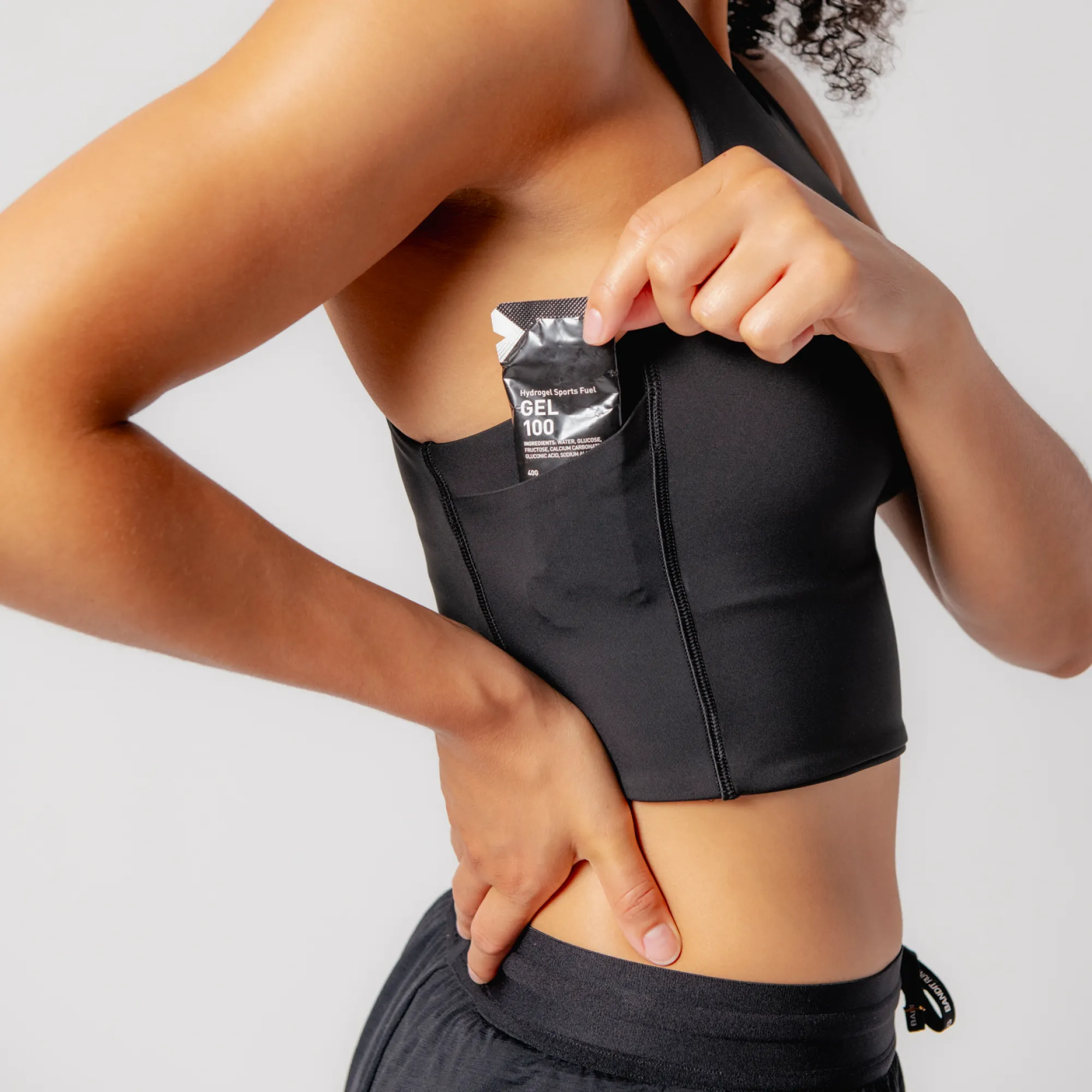 Stamina™ Race Crop - Black sold by Bandit Running product image thumbnail 4