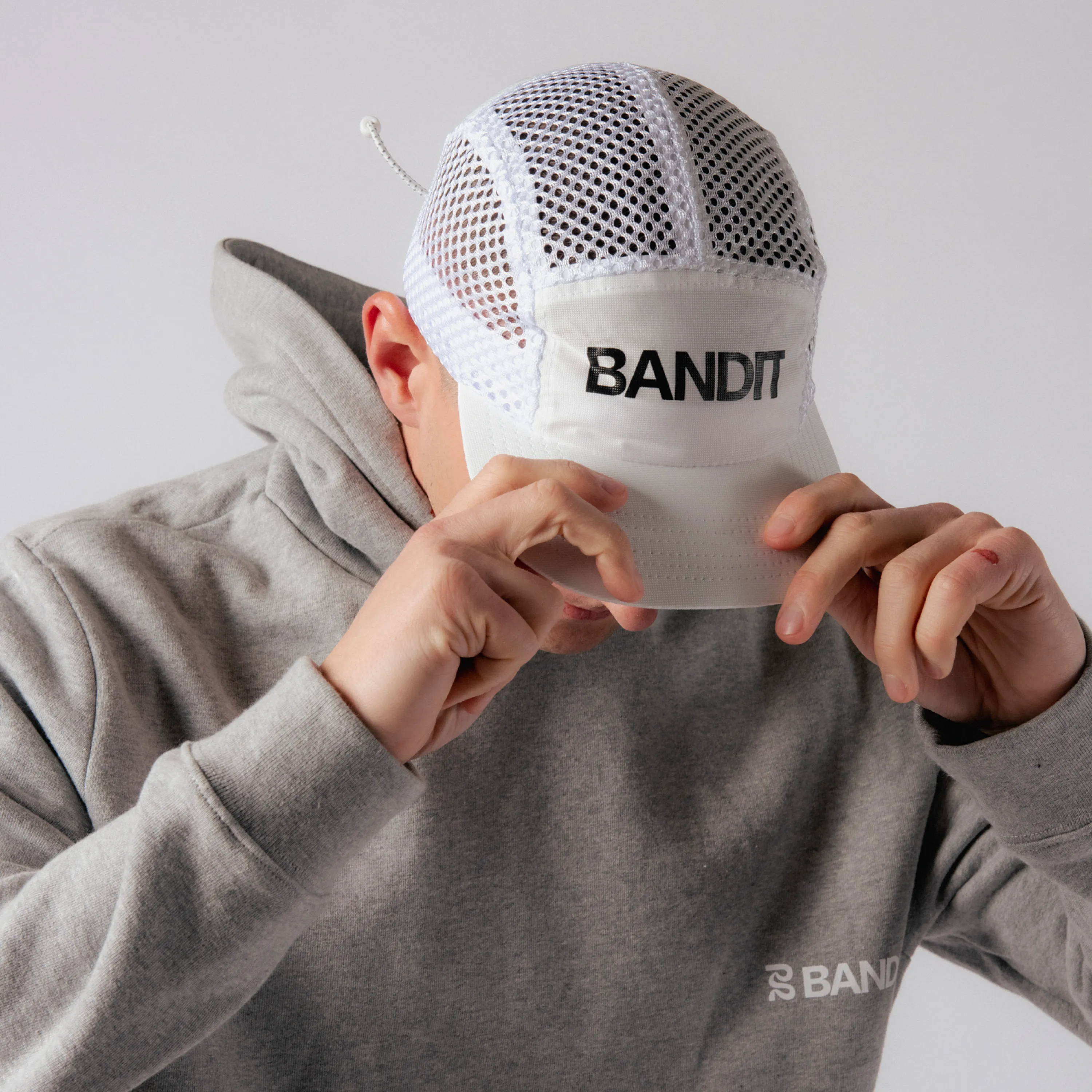 The OG Mesh Run Hat - White sold by Bandit Running product image thumbnail 5