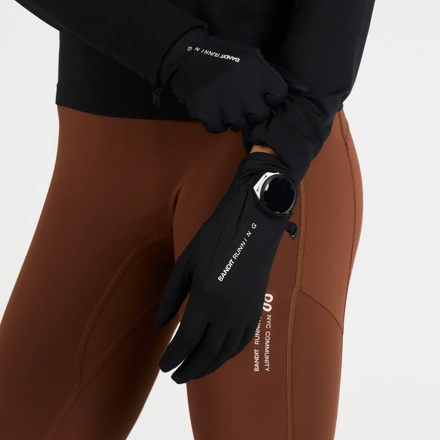 Softspeed™️ Gloves, Unisex - Black sold by Bandit Running product image thumbnail 3