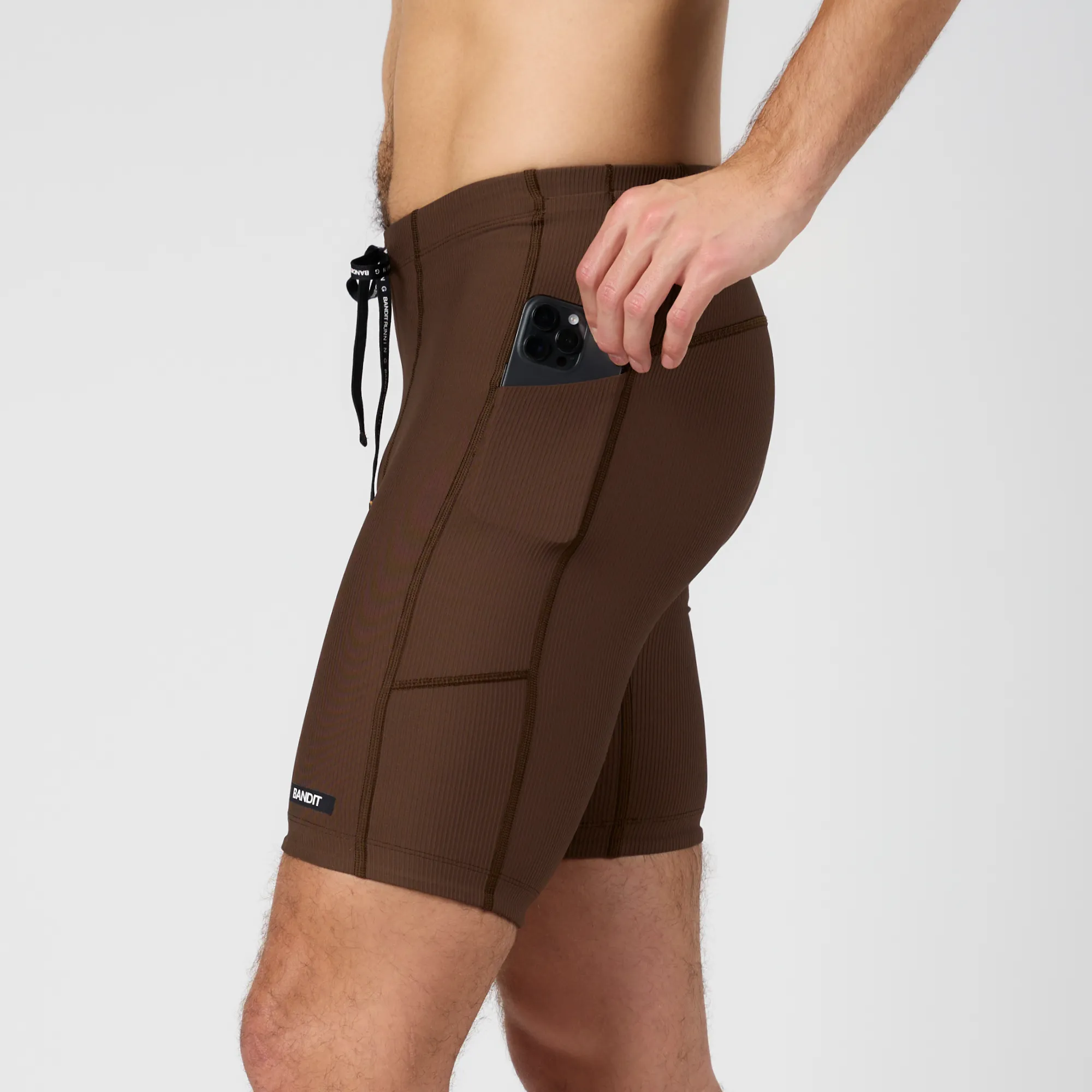 Cadence™ Next Gen 7 Pocket Half Tights - Umber sold by Bandit Running product image thumbnail 2