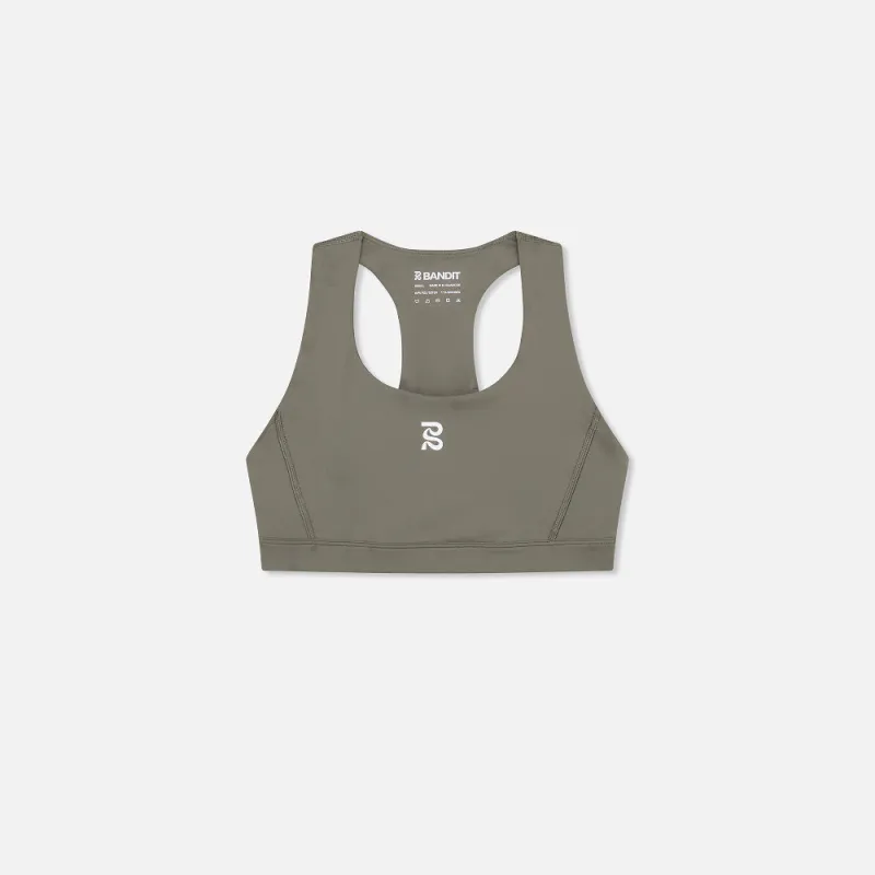 Stamina™ Scoop Neck Run Bra - Fatigue sold by Bandit Running