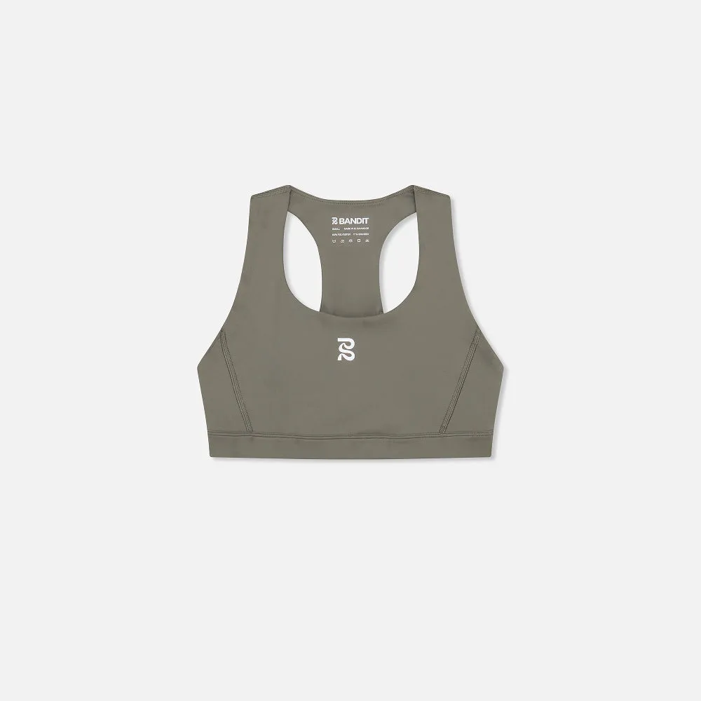 Stamina™ Scoop Neck Run Bra - Fatigue sold by Bandit Running