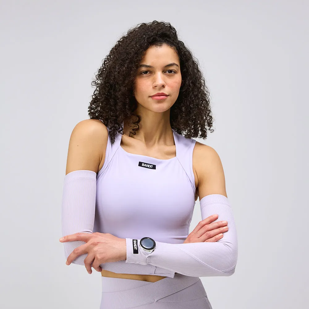 Stamina™ Iris Crop - Light Thistle sold by Bandit Running product image thumbnail 5